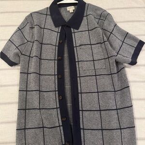 J. Crew Navy Knit Polo